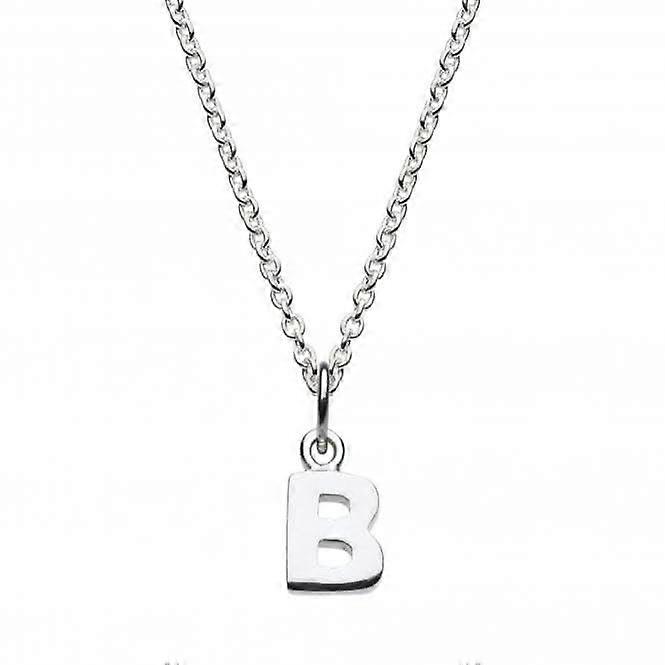 Dew Sterling Silver Dinky B Initial Pendant 9092HPB