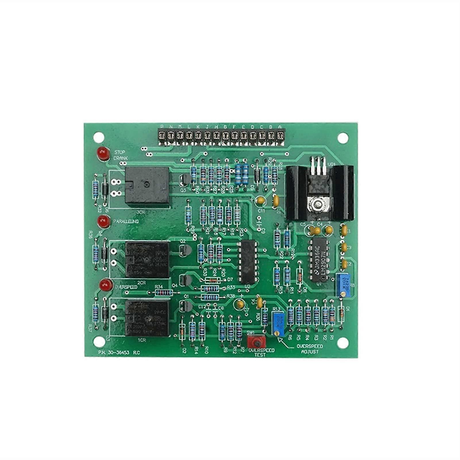 Engine Speed Regulator for Generator Sets, Model 3036453 Overspeed Protection Switch Board
