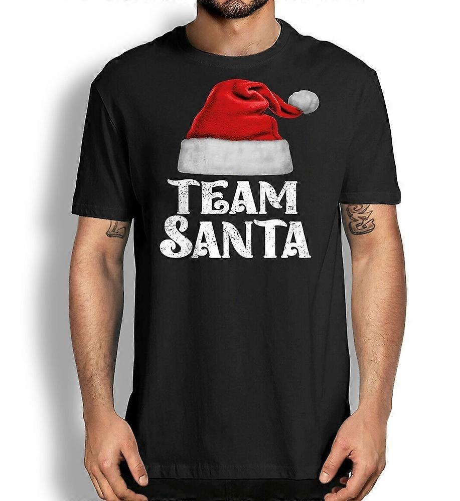 Chapeau de Père Noël équipe Père Noël T-shirt Moche Noël Famille Pyjama Assorti Chemise taille S-3XL Style 007