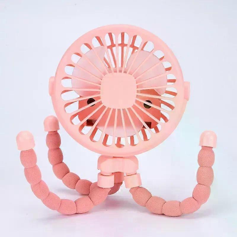1 PCS Multi-functional Stroller Handheld Mini Fan Portable USB Charging Octopus Stand Variable Styling Desktop Camping Fan