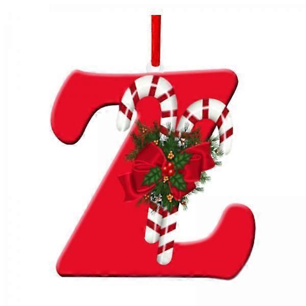 4xレタークリスマスオーナメントクリスマスツリーの装飾DIYクリスマスハンギングデコレーション