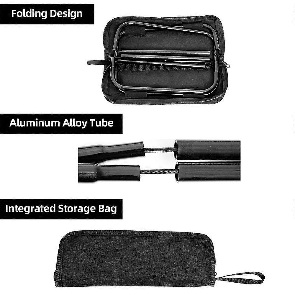 Portable Folding Camping Stool Zip Packed Stool Lightweight Collapsible Stool for Outdoor Camping