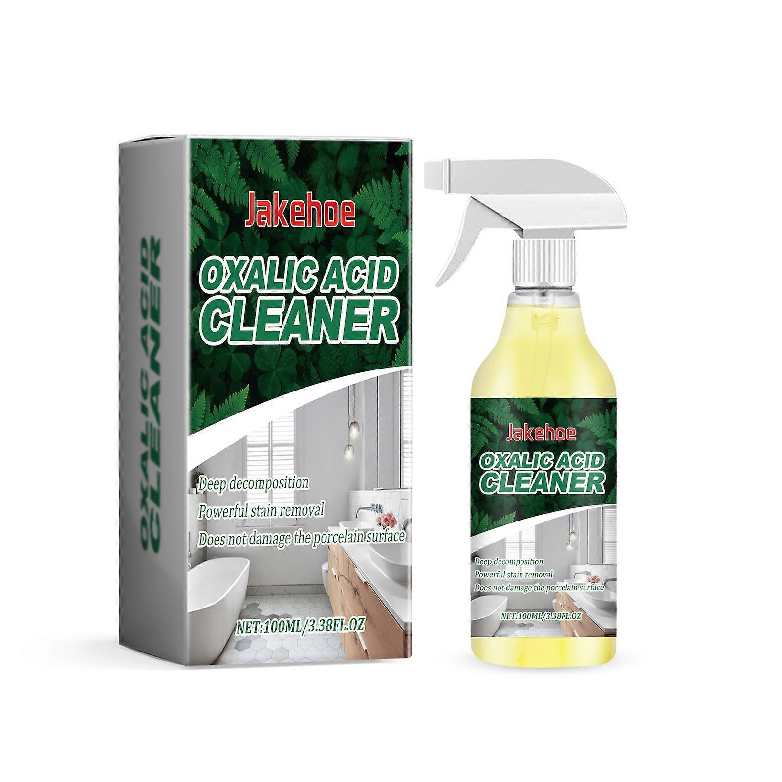 Jakehoe Detergente per acido ossalico Detergente per la pulizia delle macchie di WC e delle urine
