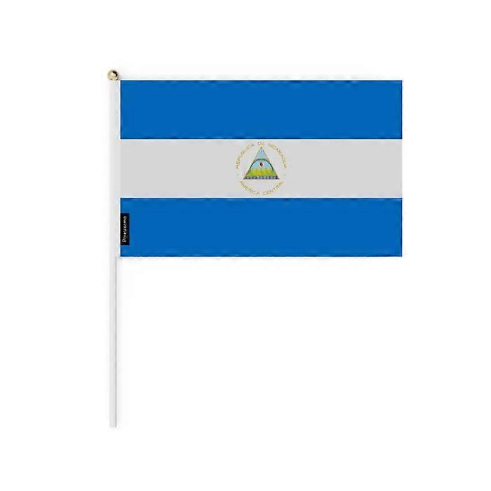 Flag - Nicaragua - Mini Flag - 14 x 21 cm - Polyester - Lightweight and durable