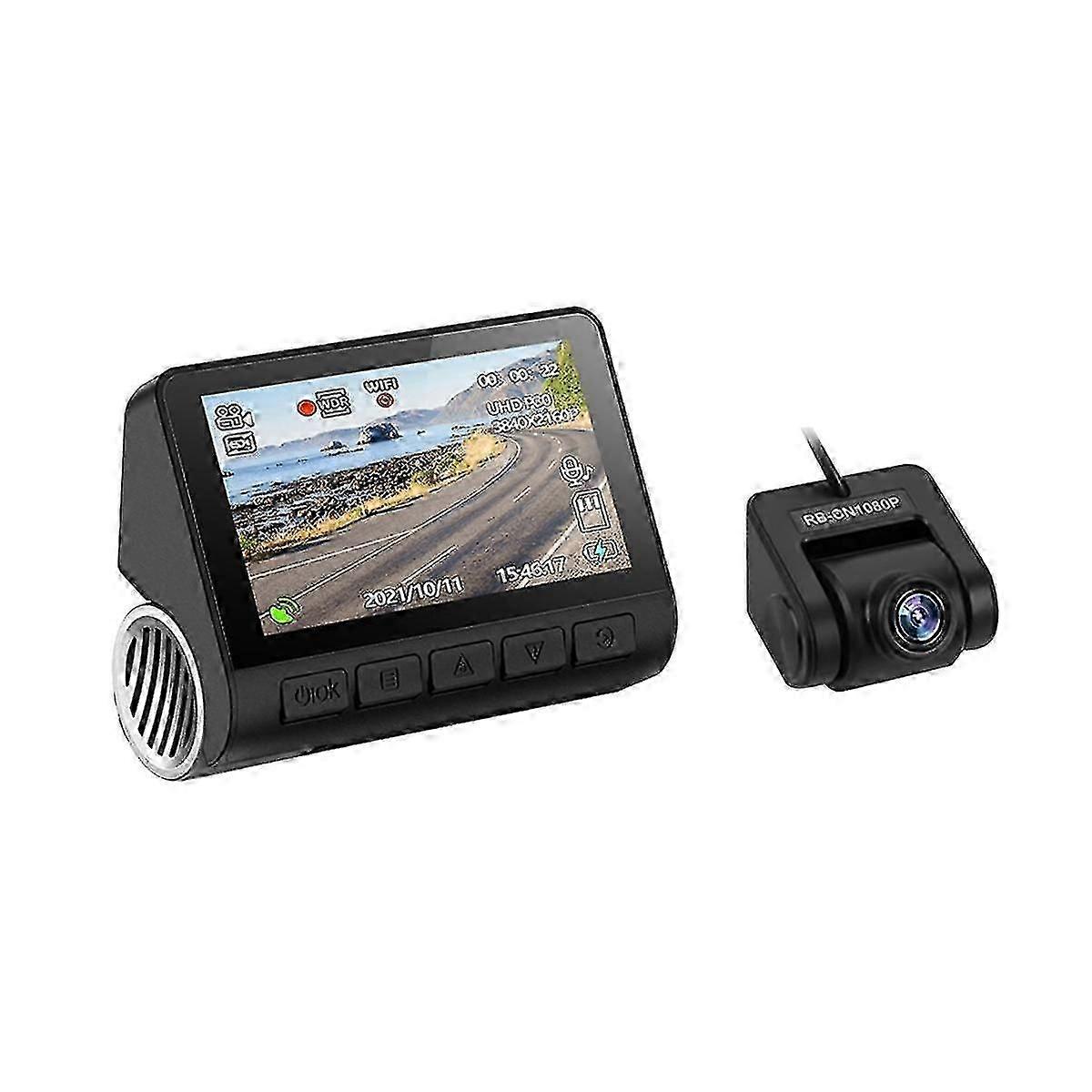 Car Ultra High Definition 4K UHD Front and Rear Dual Recording Driving Recorder ADAS GPS WIFI A800S
