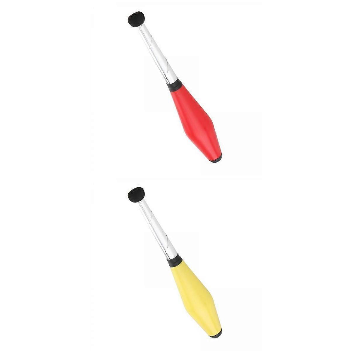 2x Juggling Clubs Sticks Pins Comedy Playing Toy Beginner Clown