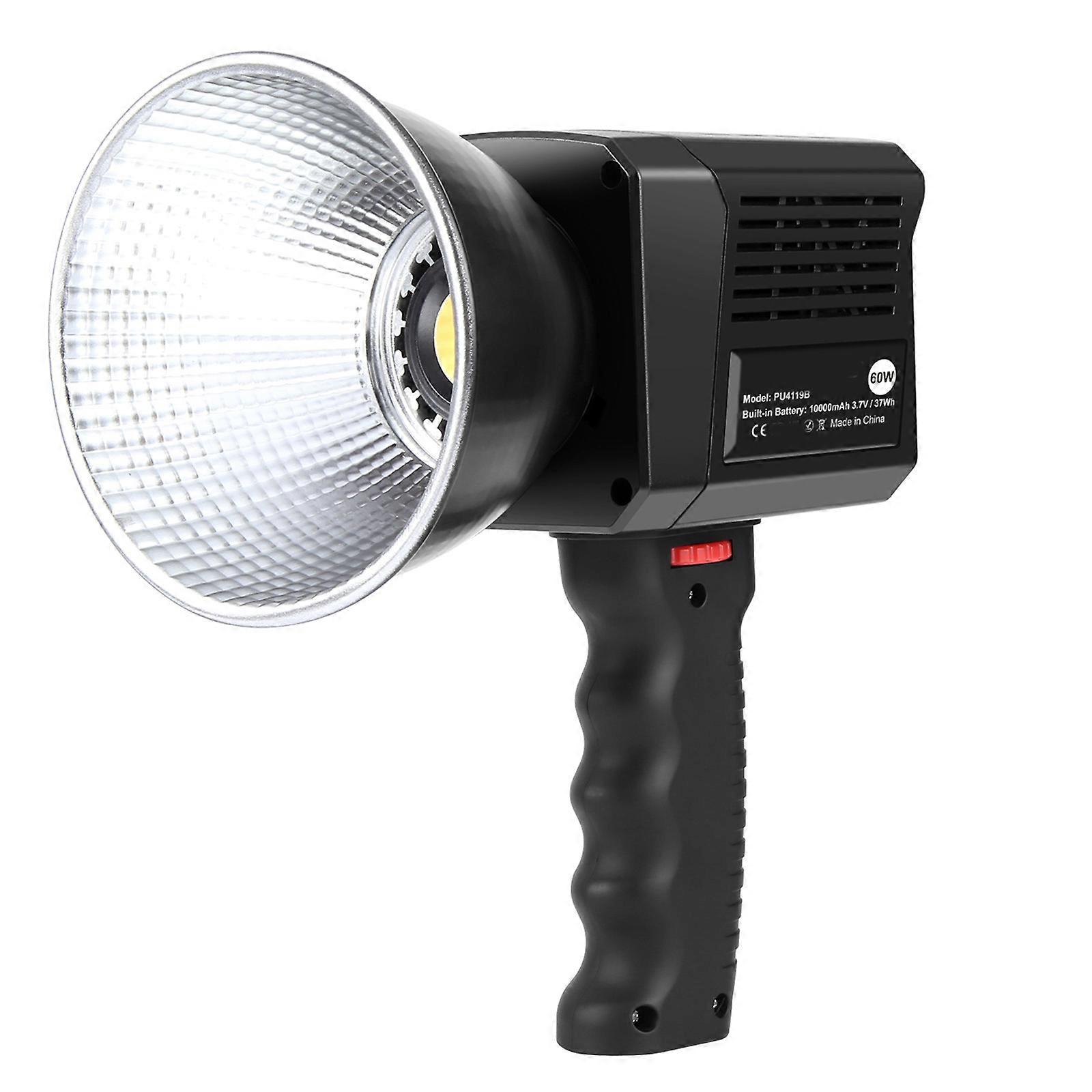 60W LED Panel With 13000Lux Brightness Rechargeable Battery 10000mAh For Filming And Content Creation