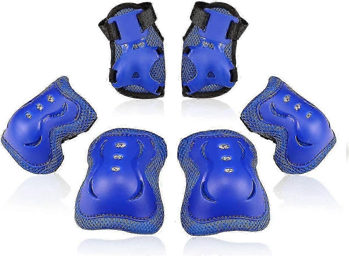 Protective Gear Set with El Pads for Kids/Youth Suitable for Roller Skating Cycling BMX Skateboarding Inline Skating and Scooter Riding