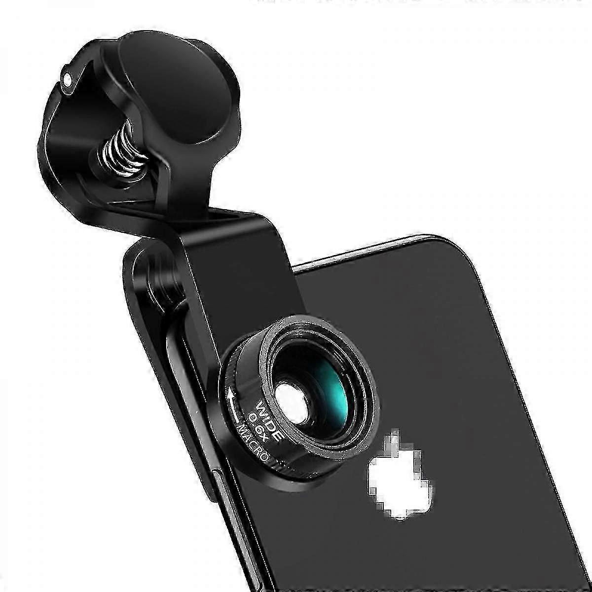Fisheye Wide Angle Macro/glass Lens Three-in-one Lens Mobile Phone External Lens