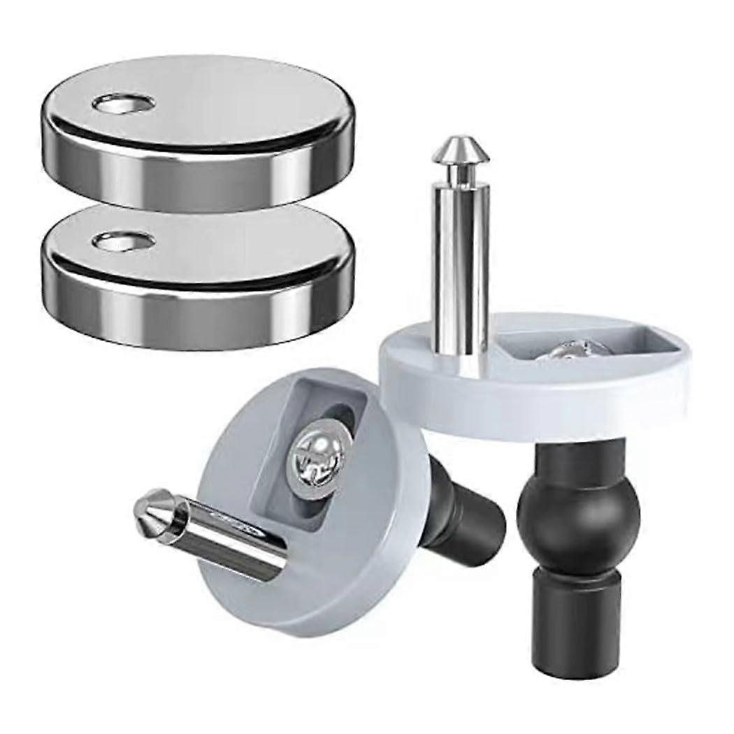 Upgrade Toilet Seat Fixings Quick Release Universal Toilet Seat Fixings Quick Release Toilet Seat Hinges for Toilet Toilet Holes (2)