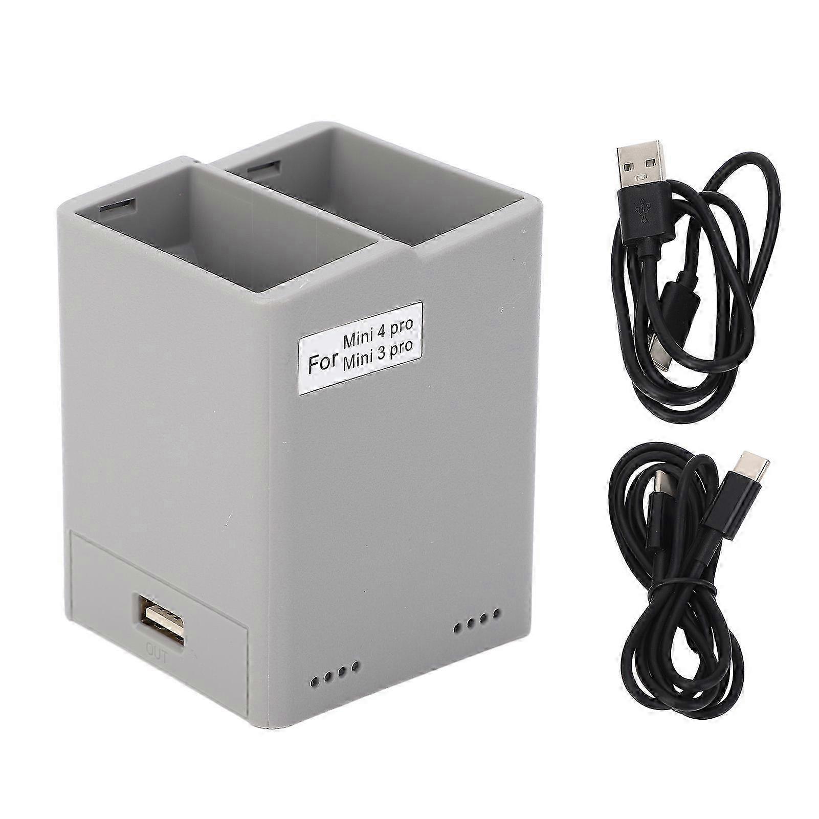 Drone Battery Charger Hub with Digital Display for Mini3/Mini3 Pro/Mini4 Pro
