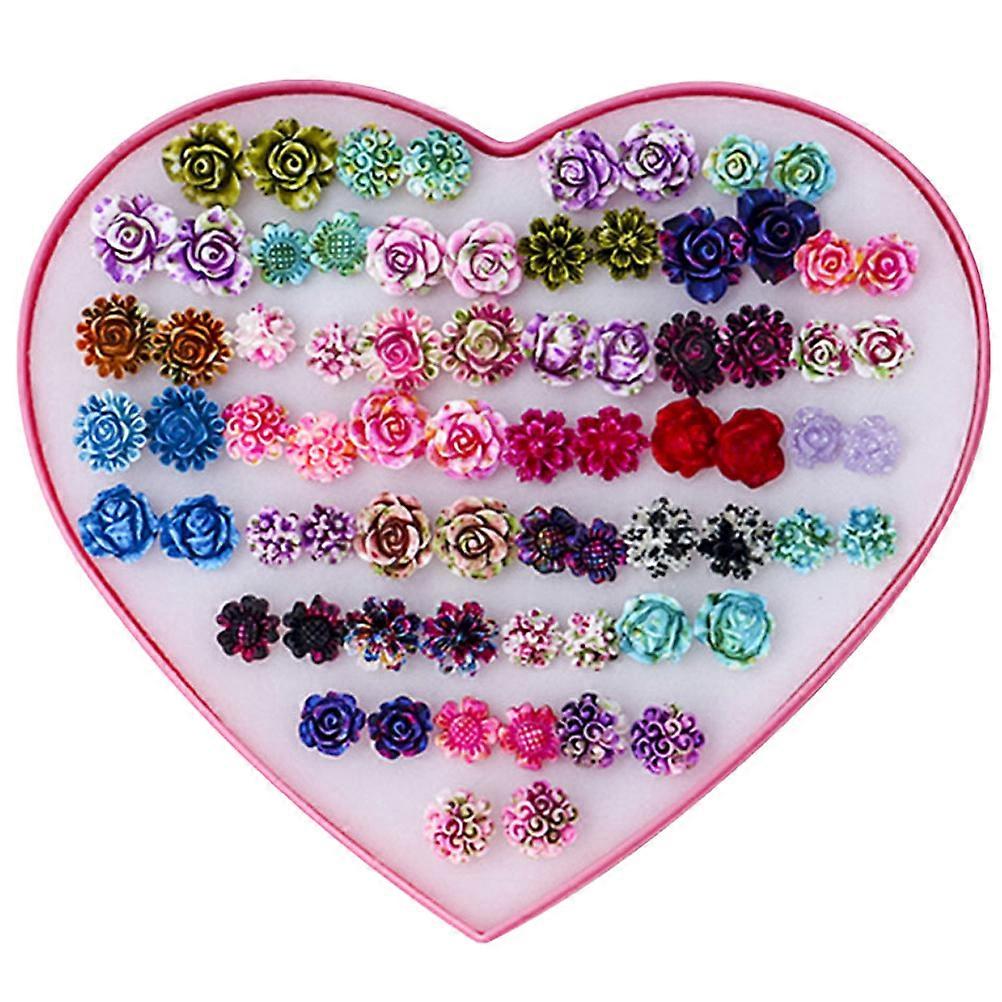 Resin Floral Studs, Versatile and Chic, Enhance Your Look