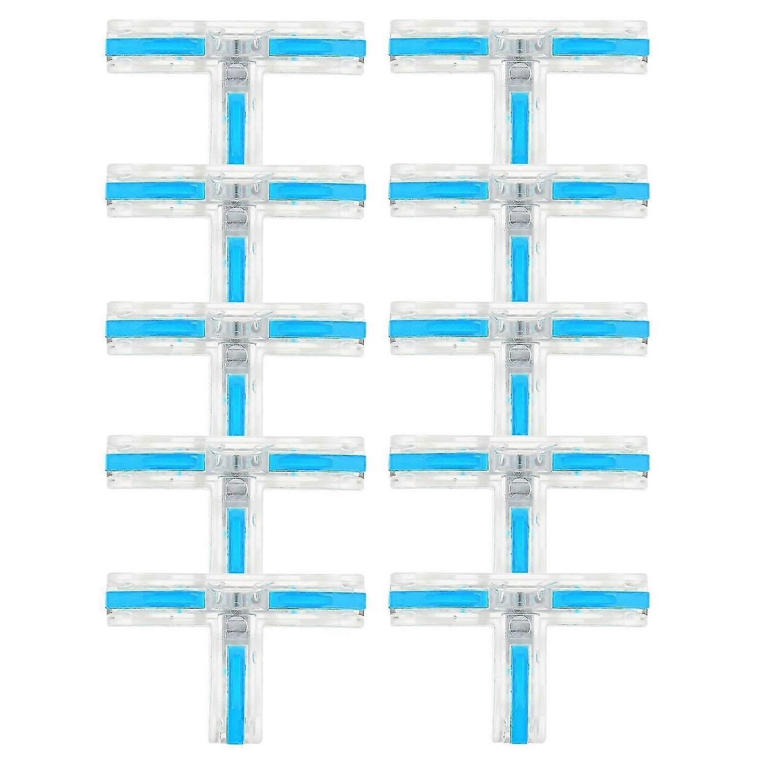 10pcs T-type Quick Splice Wire Connectors Copper Terminals Cable Connectors