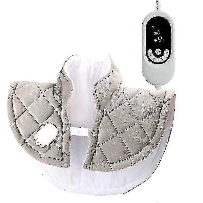 An aggravating heating pad for relieving neck and shoulder pain
