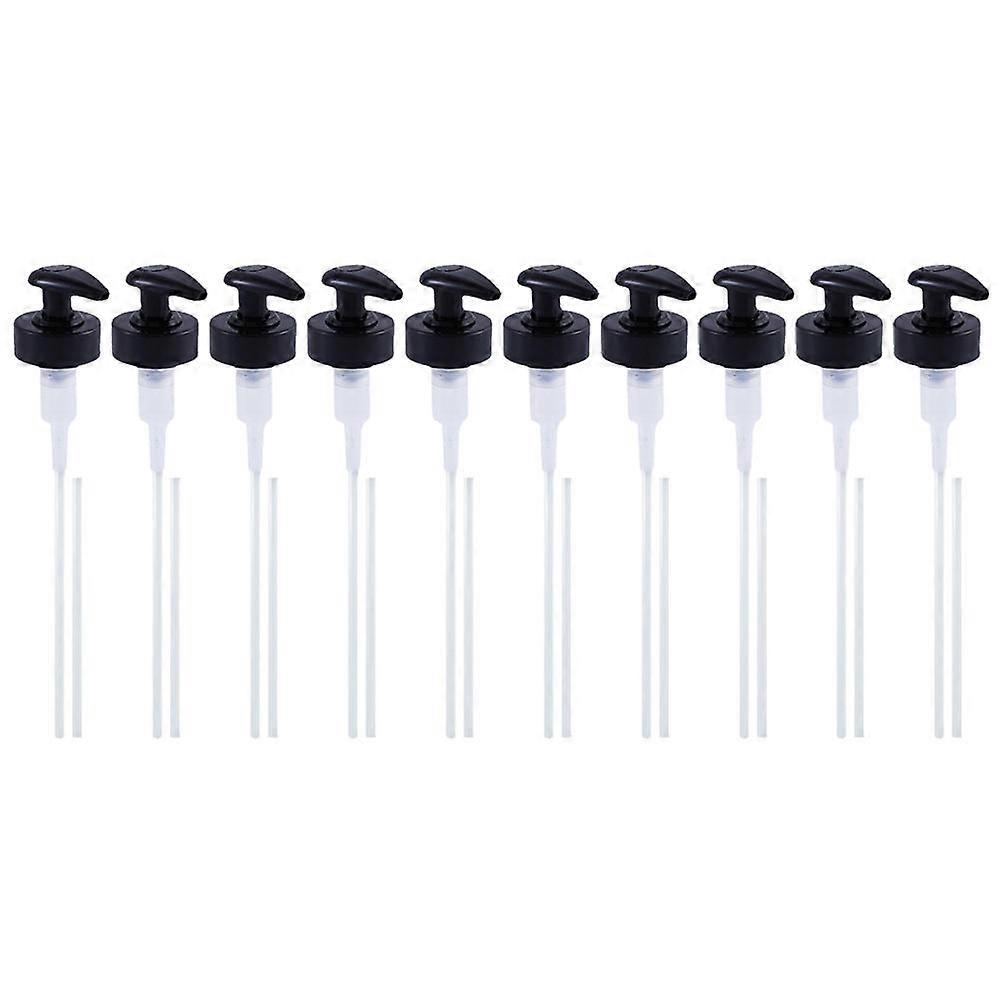 Black Oyster Sauce Squeeze Nozzles 12pcs Set for Easy Dispensing in Bottles, Automatic Refill, Smooth Liquid Flow for Home, Hotel & Restaurant Use