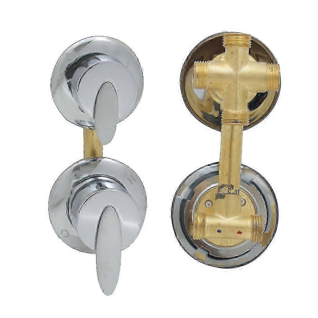 4-Way Brass Shower Faucet Mixer with Temperature Control
