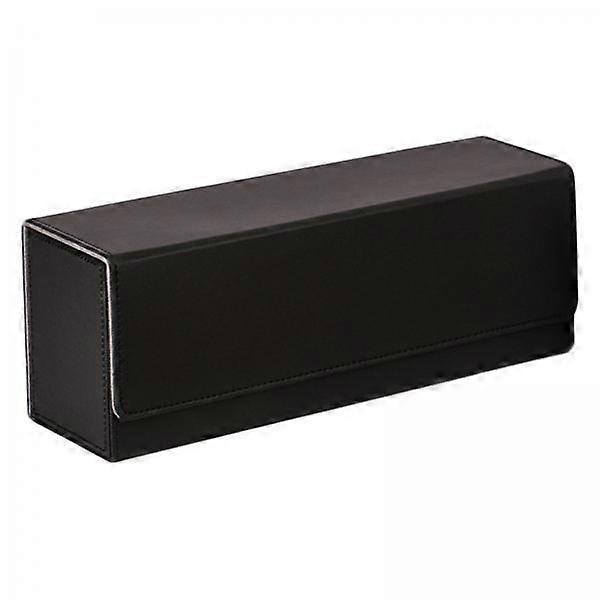 3x Leather Deck Box W/ Accessible Closure - Card Case Holds 400 Cards- Standard