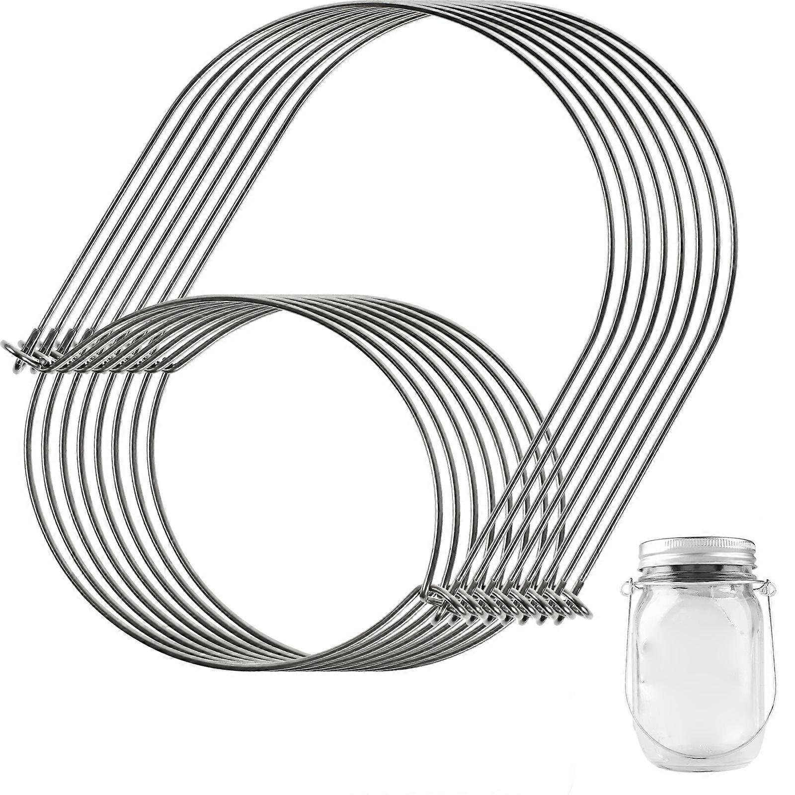 Mason Jar Wire Hangers, No Tools Required for Quick Assembly