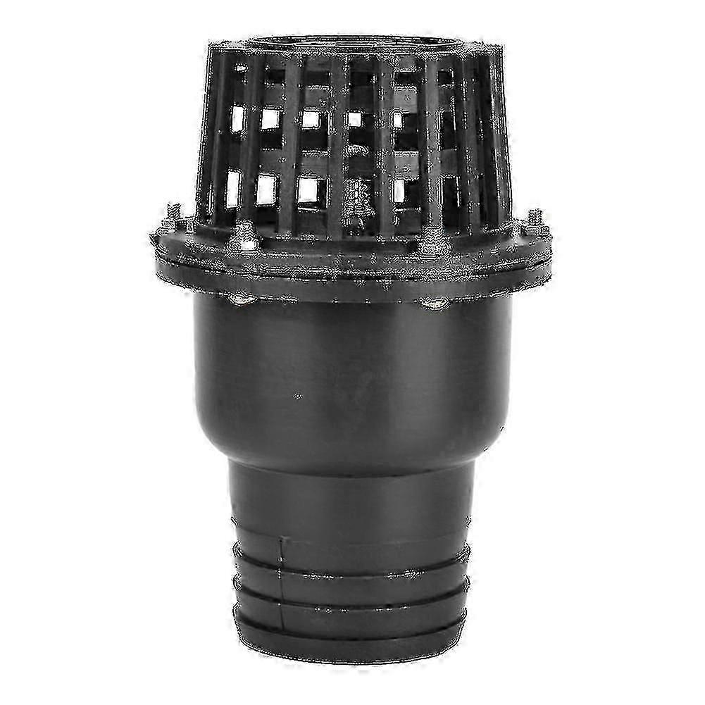 Clapet anti-retour plat basse pression en PVC noir de 3 pouces pour machines à fluides