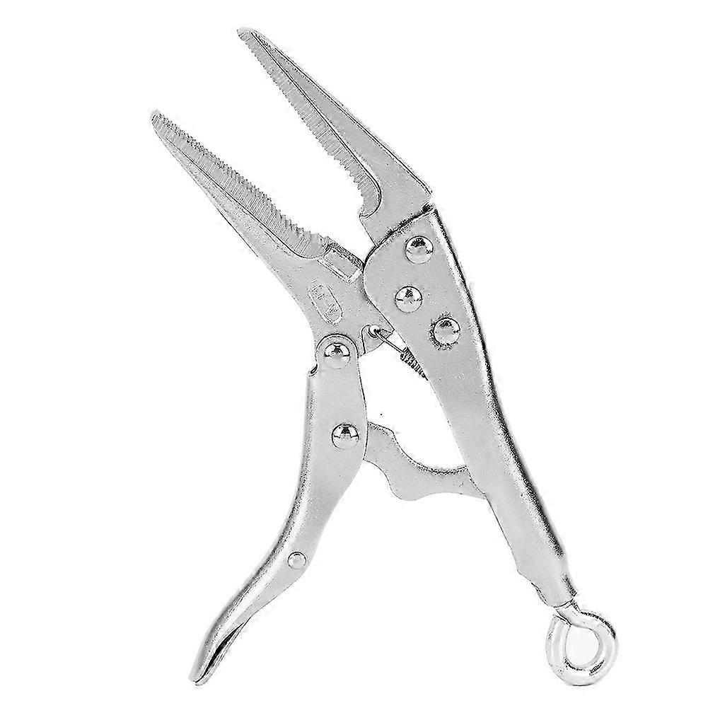 Long Needle Locking Pliers Galvanized Stainless Steel 500N 37mm