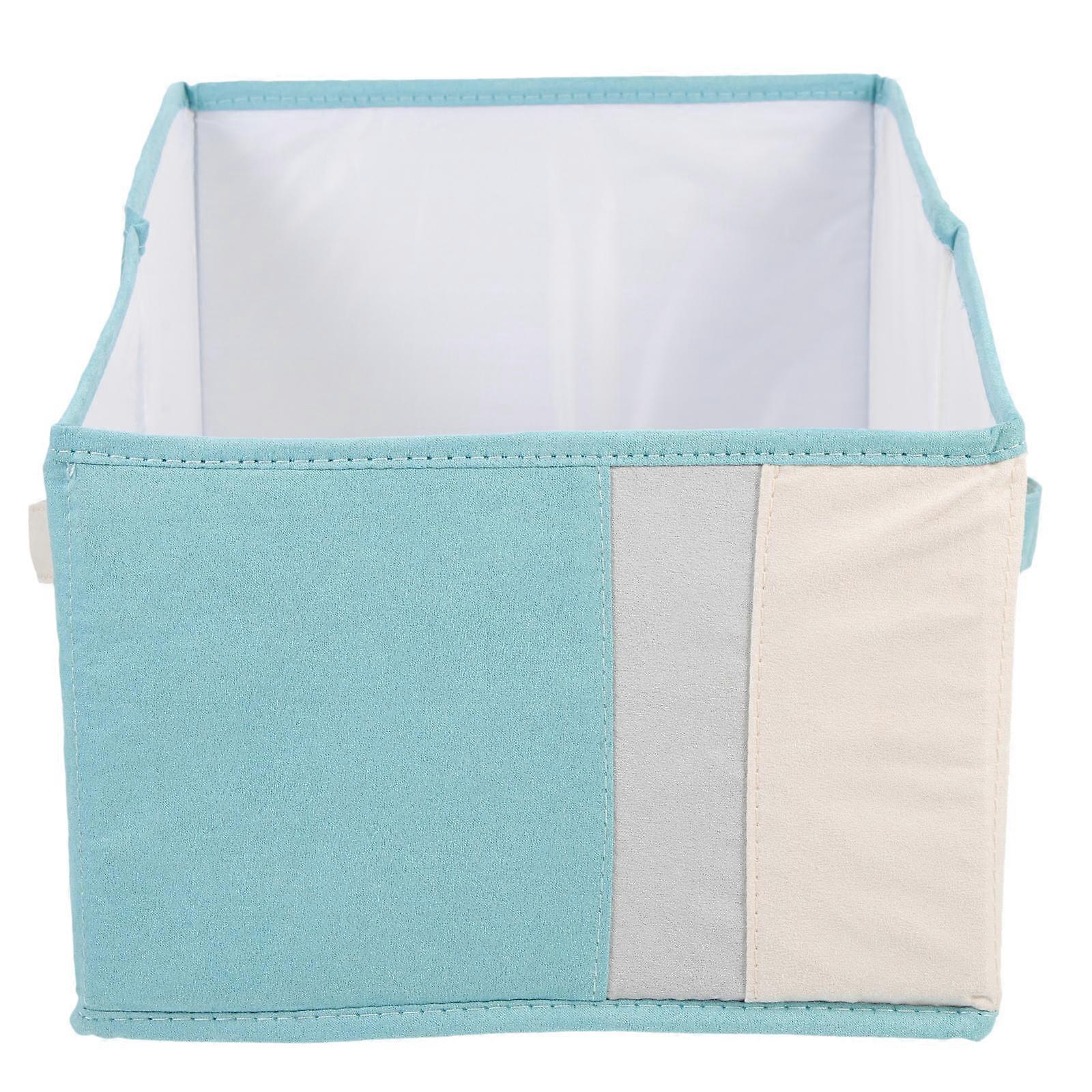 Toy Container Large Capacity Children's Toy Storage Basket Household Items Rectangular Folding 1Pcs