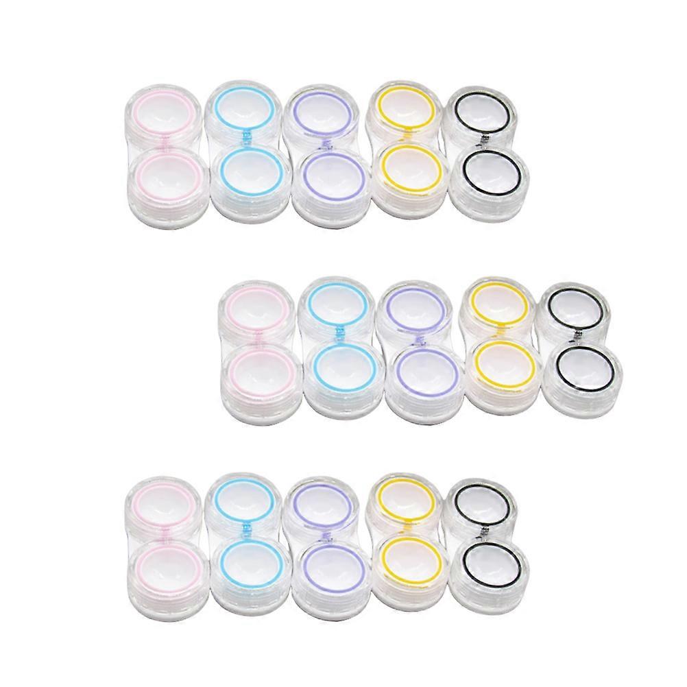 Goggles Case Dual Case Design Portable Leak-Proof 5.7*2.8cm 15Pcs