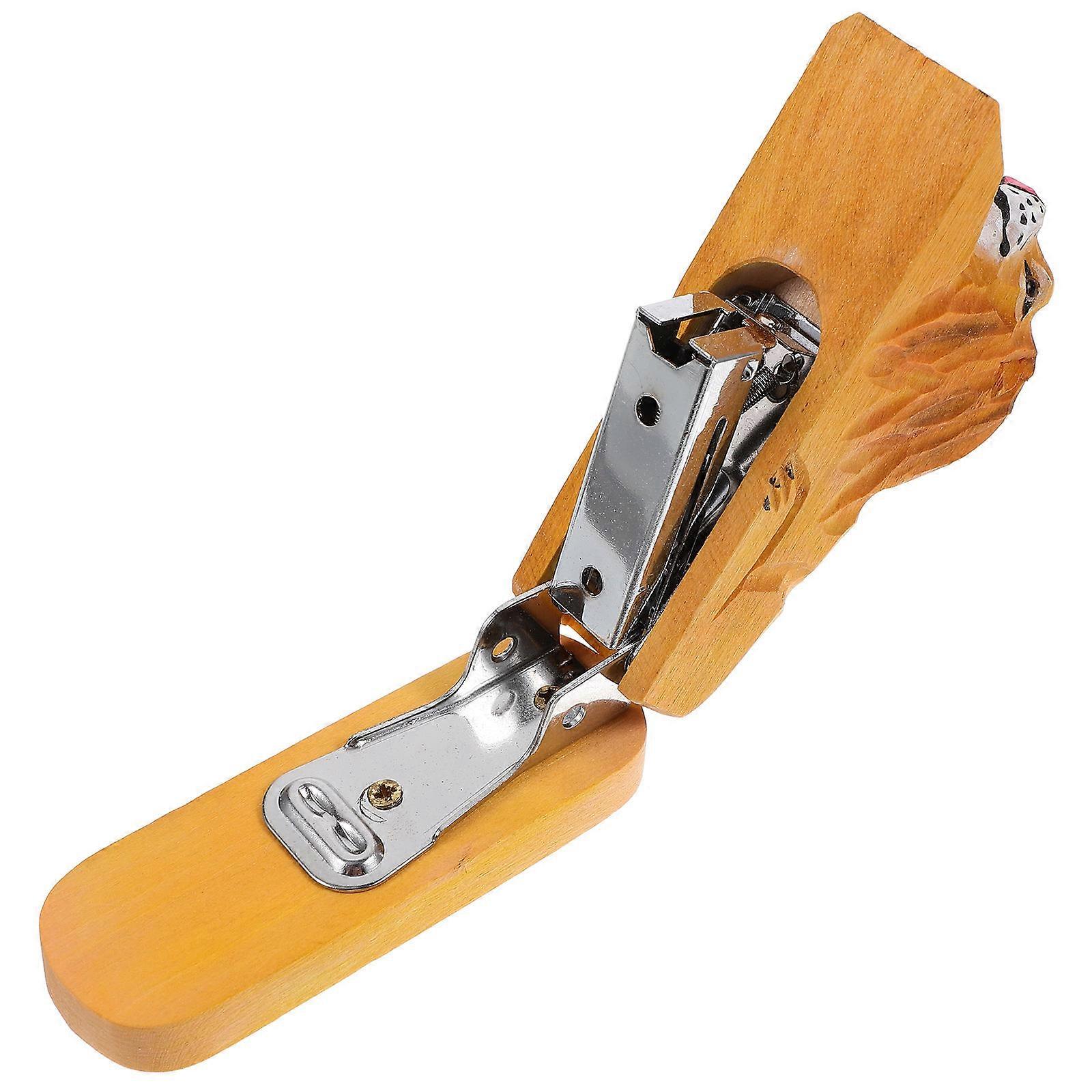 Cute Wooden Animal Stapler for Office & Home – Creative Paper Stapling Tool with Unique Design, Ideal for Students and Teens