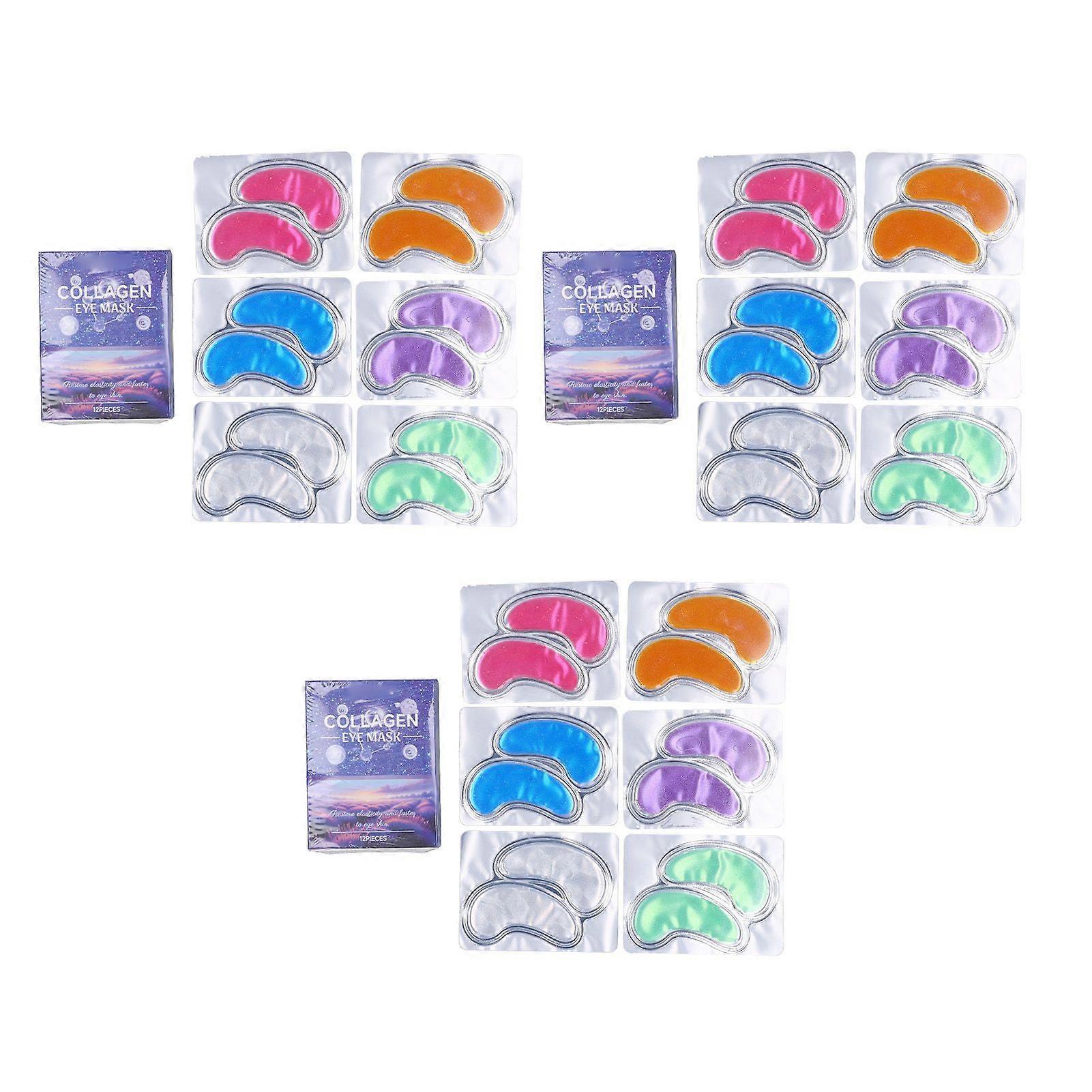 2025 Latest Model 36pcs Collagen Eye Masks Reduce Dark Circles Fine Lines Hydr...