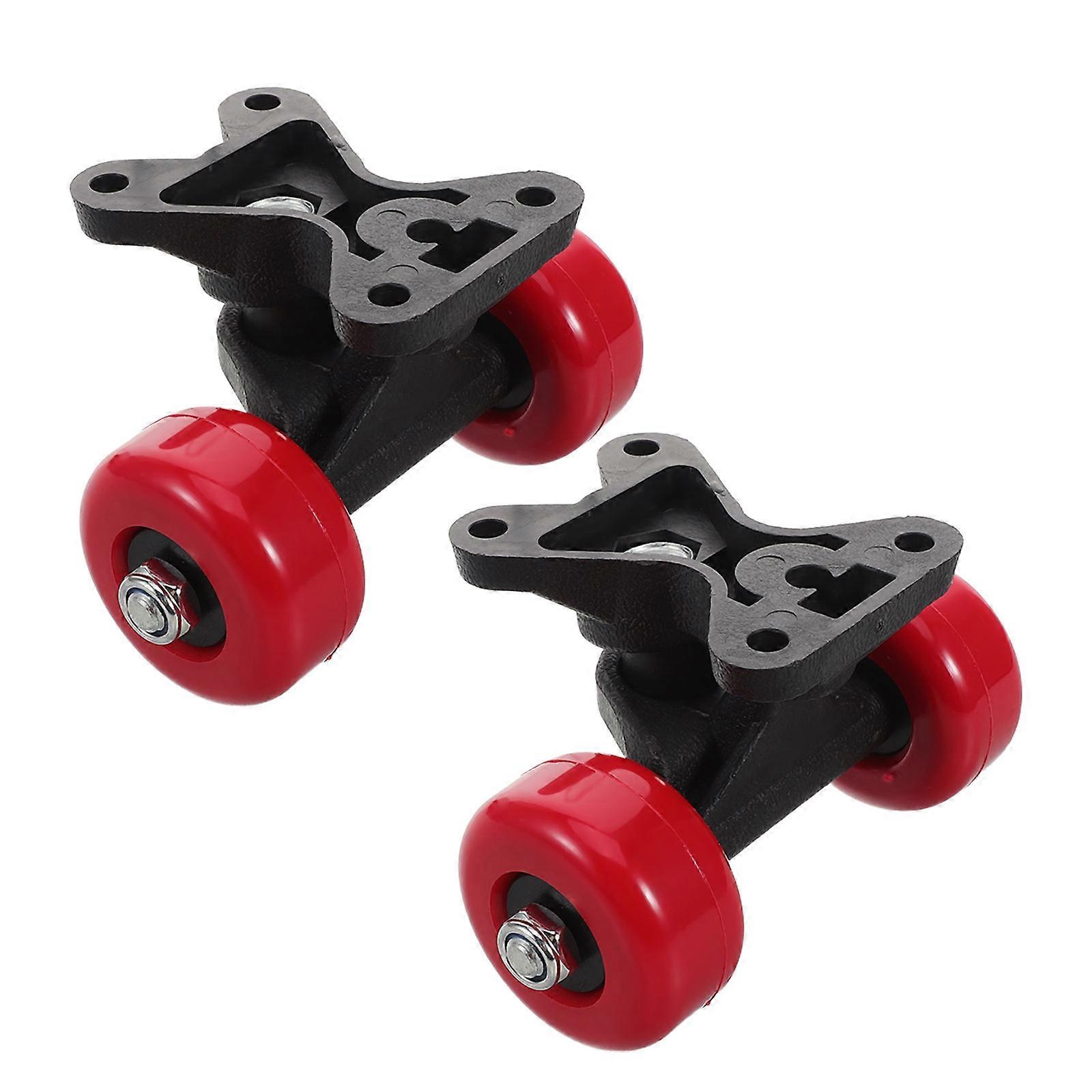 Beginner Skateboard Wheel Rack Skateboard Trucks For Children Easy Installation 12.00X7.50X5.00CM Promotes Balance Development 1 Pair
