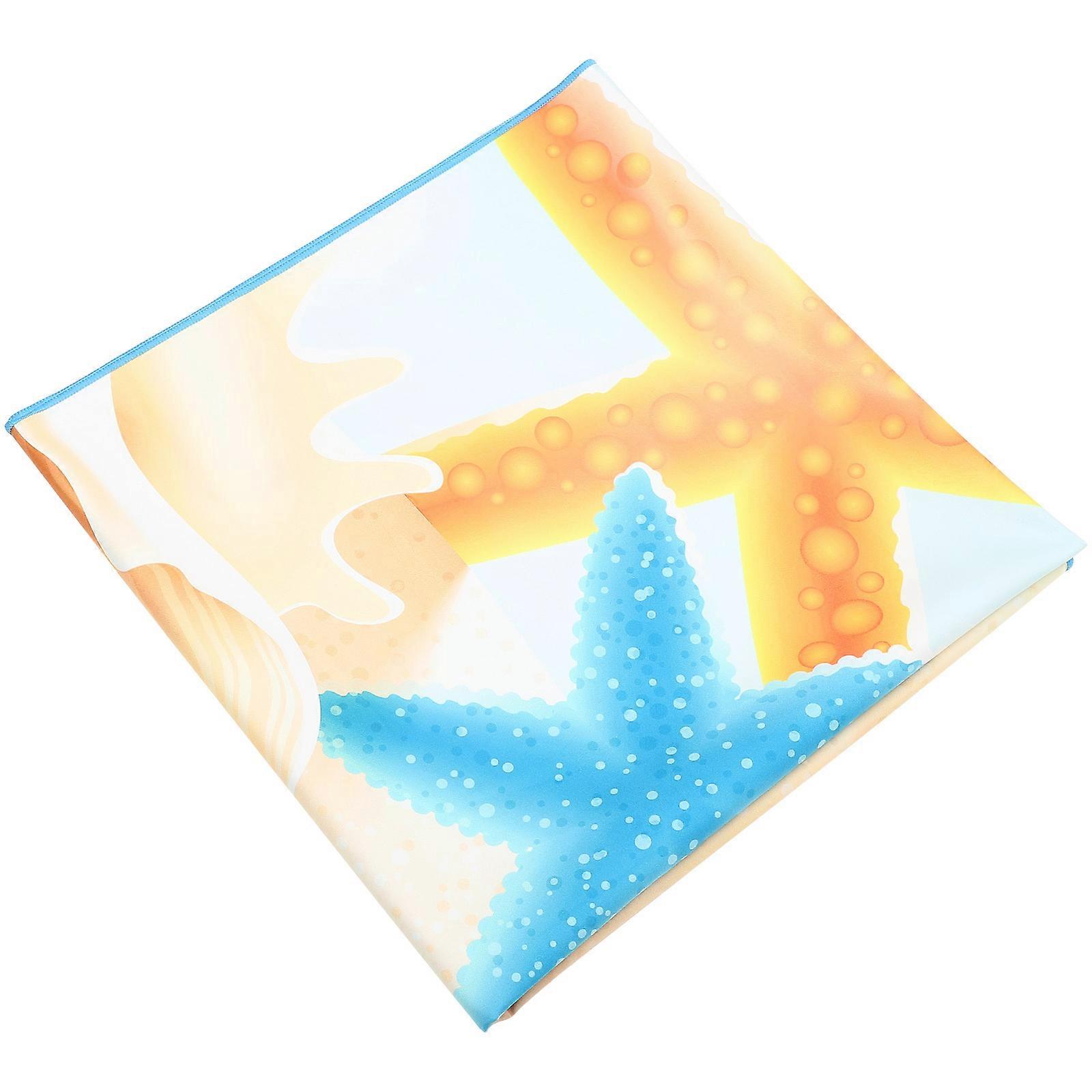 Quick Dry Creative Beach Towel Multi-Colored Portable Towel For Outdoor Activities 180x60cm 1Set
