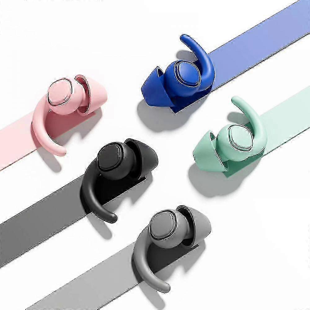 Ear Plugs For Sleep 2 Pairs(s+l), Noise Cancelling Ear Plugs For Sleeping Noise Cancelling Reusable, Comfortable Earplugs For Sleep, Snoring, Noise Re