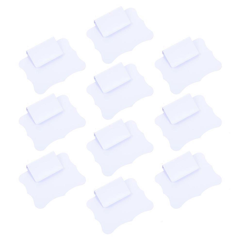 Erasable PVC Price Tag Labels for Supermarket, Retail, Storage Bins, Boxes & Baskets – Reusable & Writable Label Plates (10pcs)