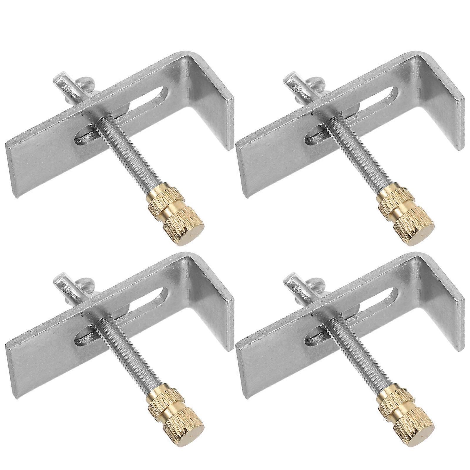 Basin Fixing Kit Undermount Sink Brackets For Wash Basins 4.70X1.90X1.70CM Iron Mounting 1Set