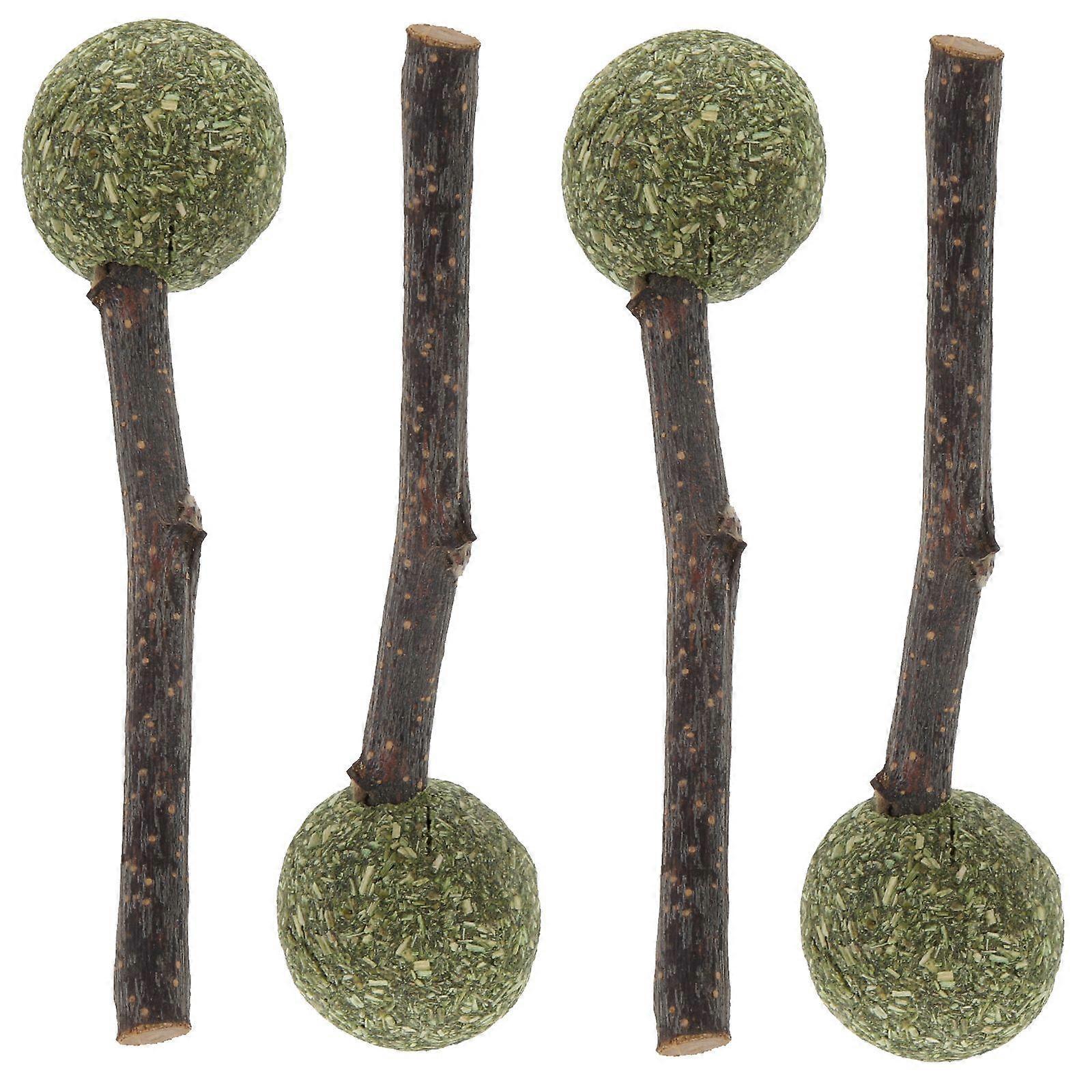 4pcs אוגר ללעוס צעצוע אוגר בקיעת שיניים צעצוע ארנב לעיסה משחק חיית מחמד לעוס צעצוע אוגר חטיף