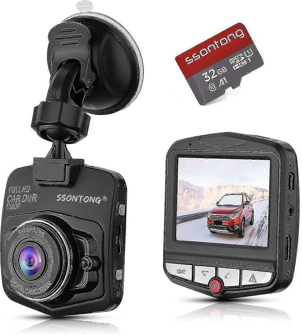 SDカード付きコンパクトダッシュカメラバンドル(SDカード付きフロントおよびリアダッシュカメラを含む)
