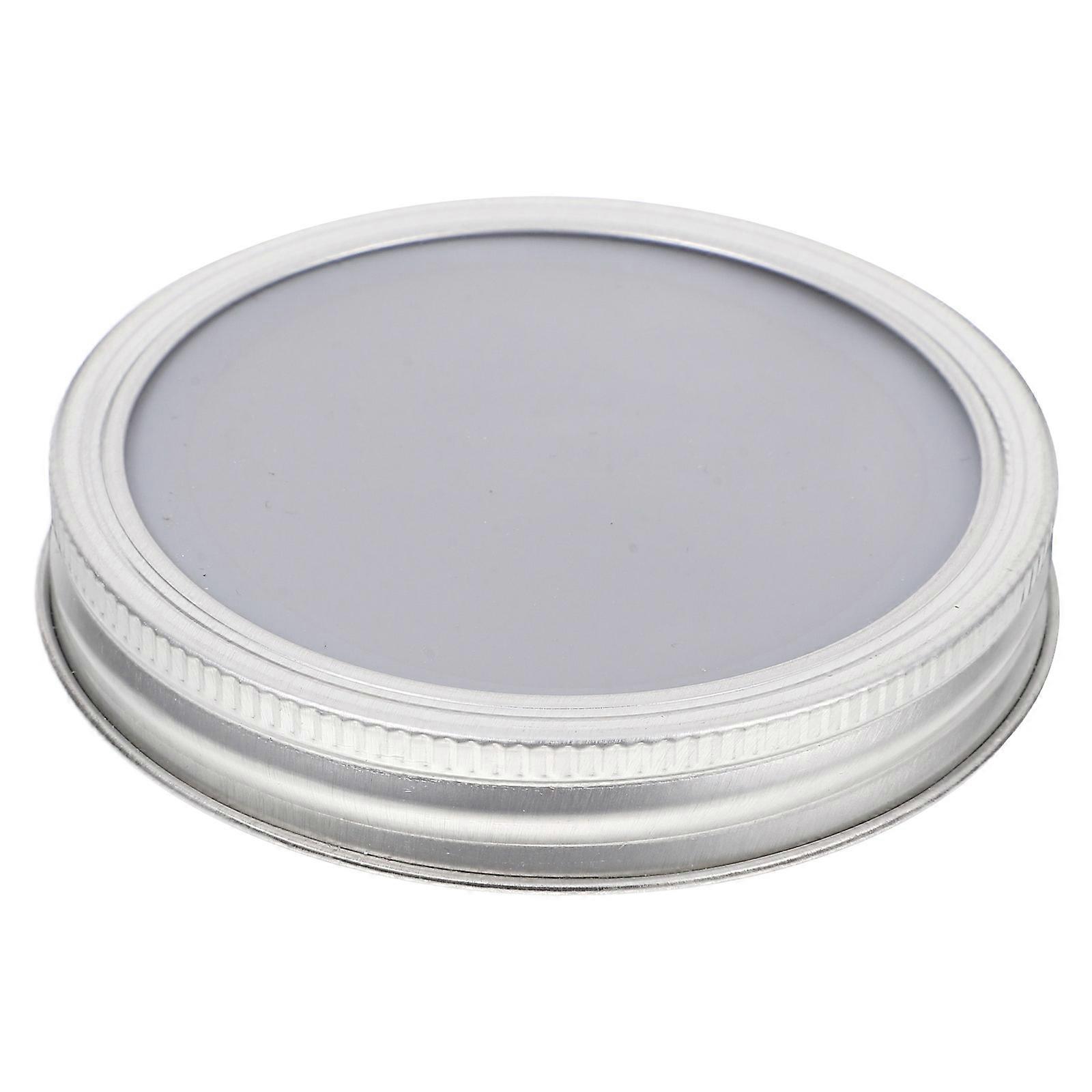 Leakproof Canning Jar Lid 1Set PP Grey Jar Lids Longevity Easy Installation for Kitchen Use