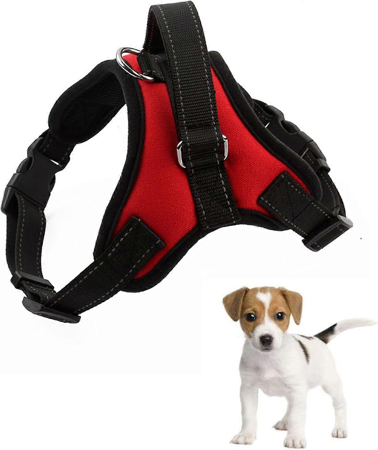 Dog harness Adjustable reflective Durable and breathable material Suitable for medium and large dogs No leash-12301