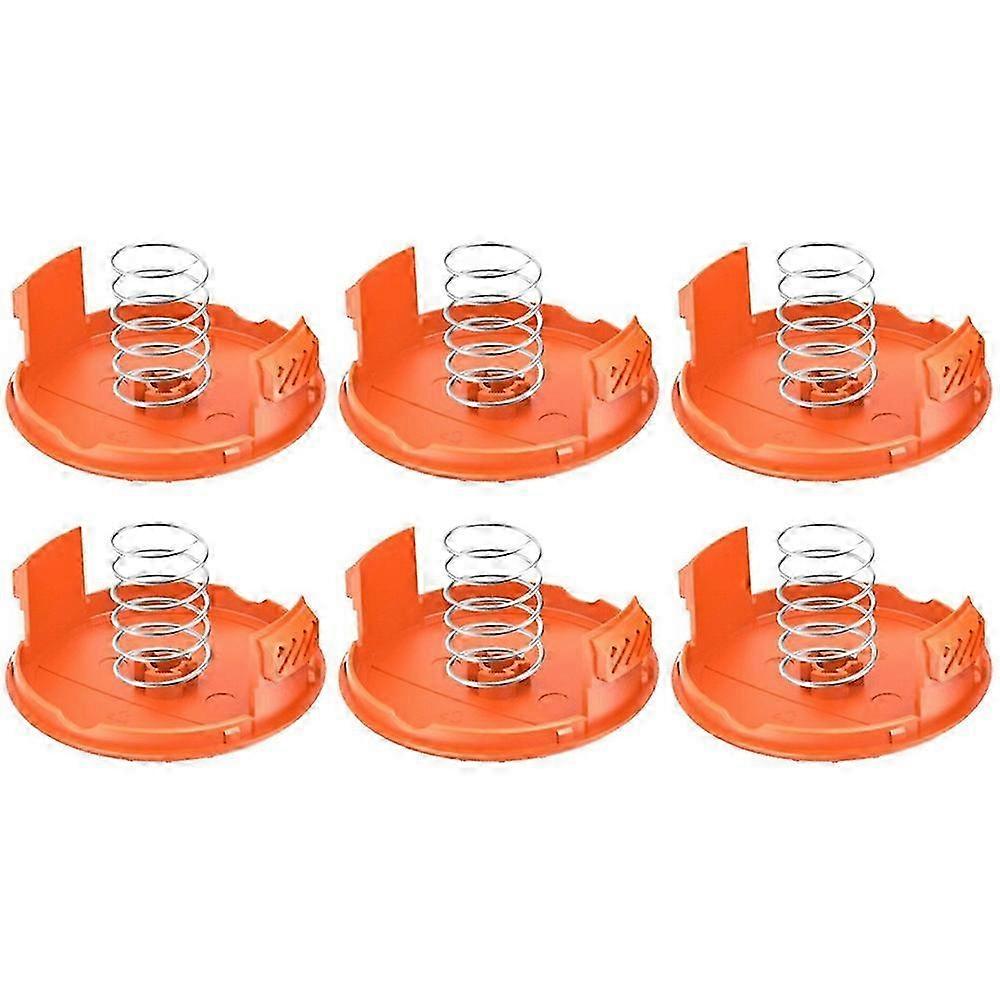 Lawn Mower Parts for Suitable Brand GH400/GH500/GH600 6 Spool Cap + 6 Spring, RC-100-P