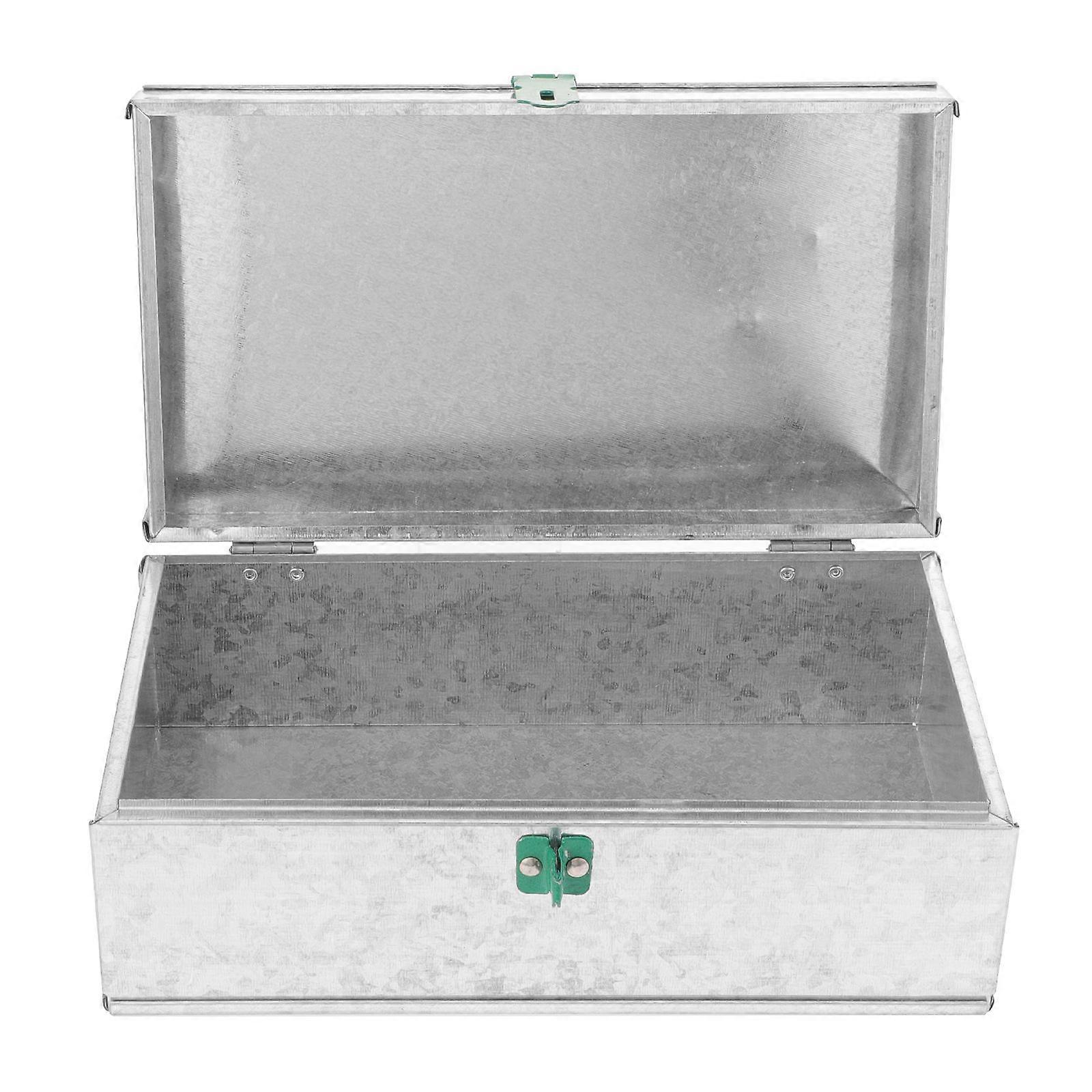 Household Tool Box Sturdy Tool Box Repairing Tools Rectangular Ergonomic Handle Design 1Set