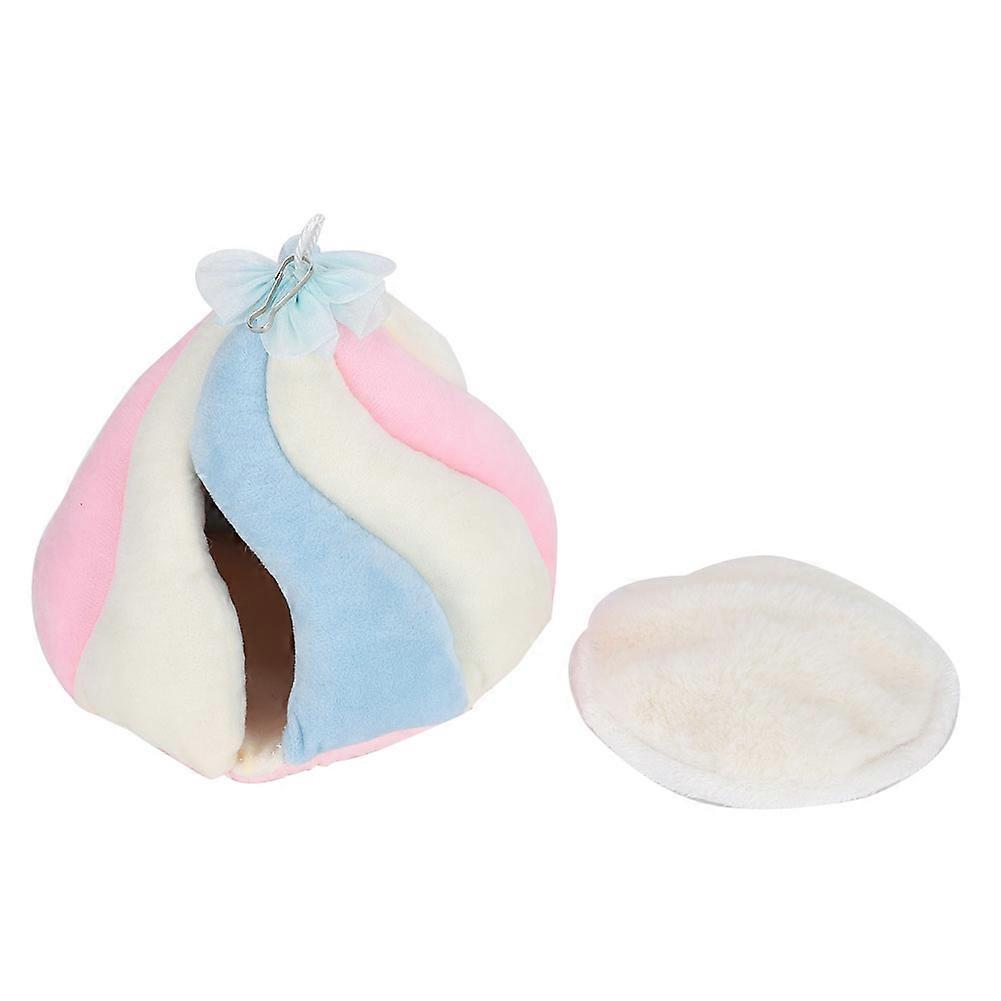 Lovely Small Pet Cotton Nest Colorful Comfortable Hamster Hammock Hanging House with Hook