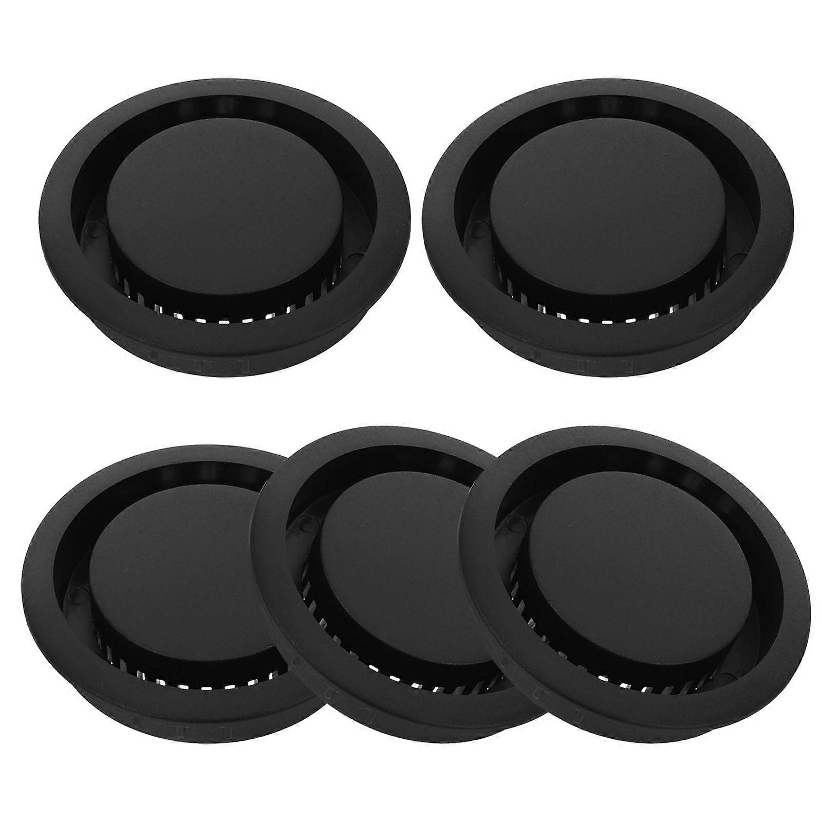 5pcs Durable Air Vent Covers for Soffit, Cabinets, Wardrobes – Efficient Ventilation, Easy Installation, Odor Control