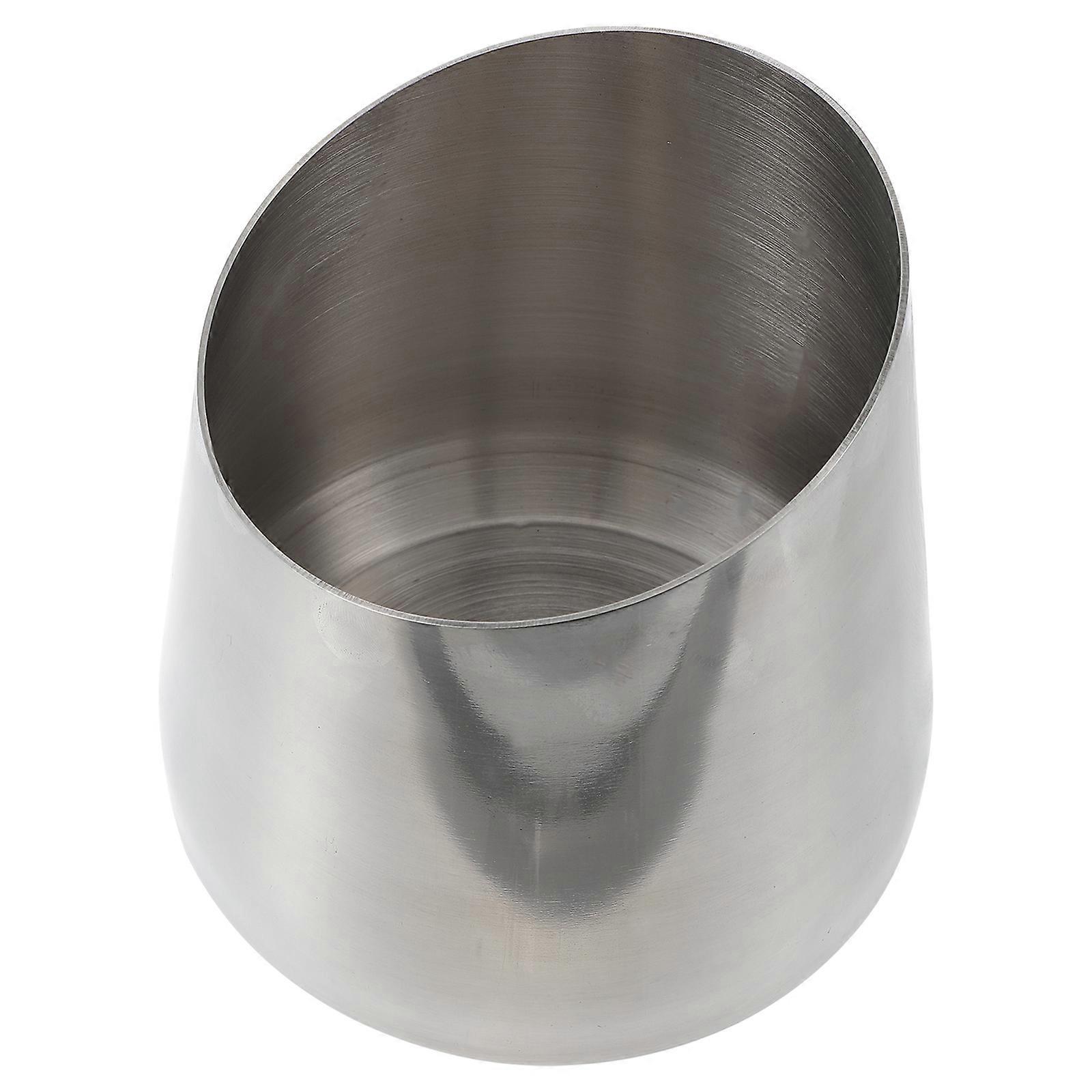 Ice Container For Party Stainless Steel Storage Bucket Restaurant Ice Bucket Silver 15.5X15X15CM 1Set
