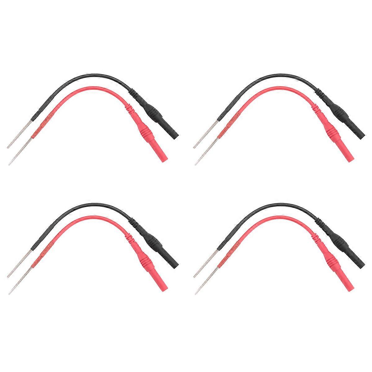 2 PCS Flexible Spoon Back Probes,with 4mm Banana Plug Test Leadss