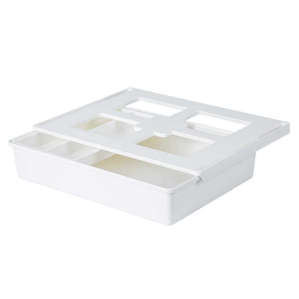 Desk Storage Organizer Sock Storage Box Rectangular Shape ABS Material Wear Resistant Living Room Dresser 1Pack