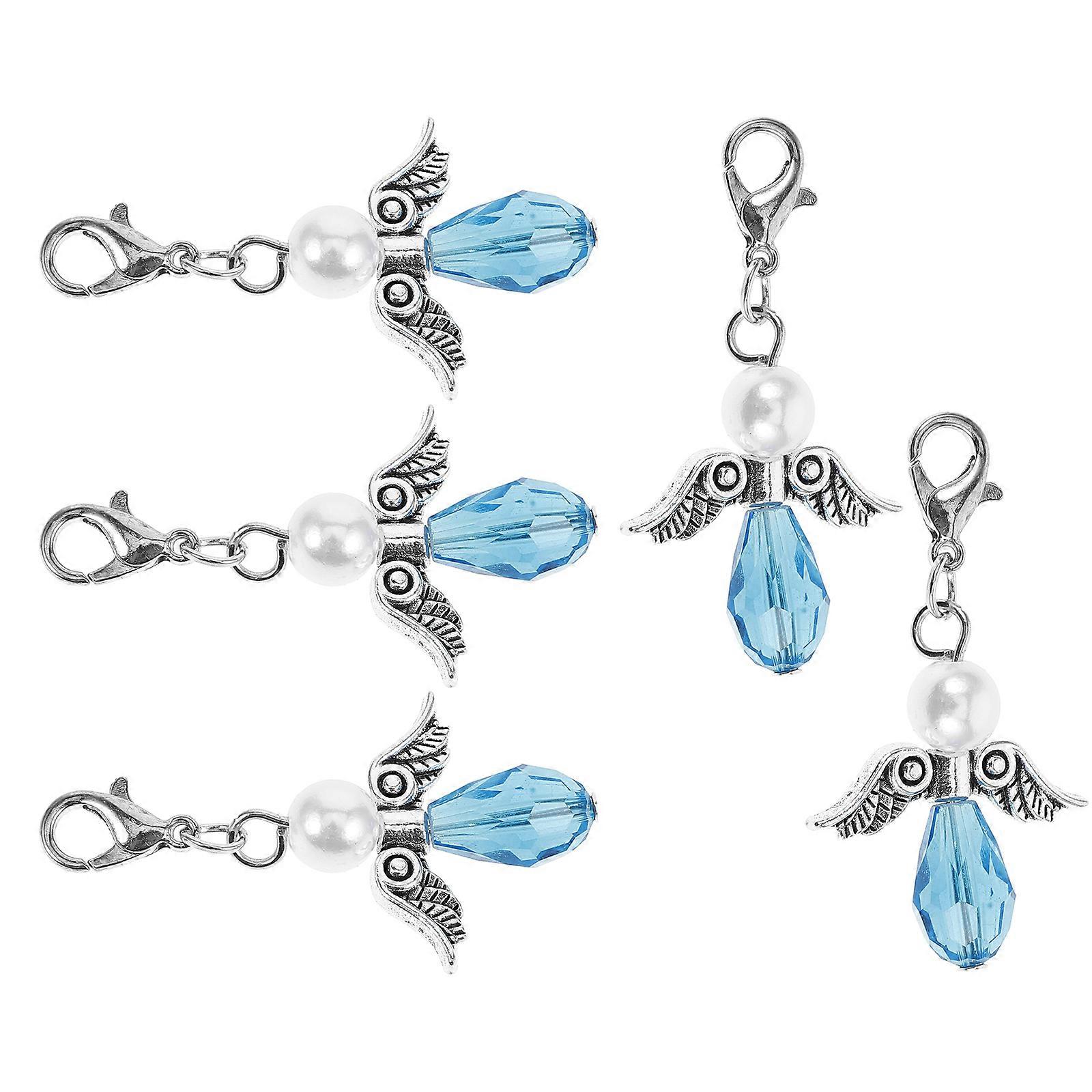 Keyring Charm Ladies Keyring Stylish and Novel Alloy 5Pcs