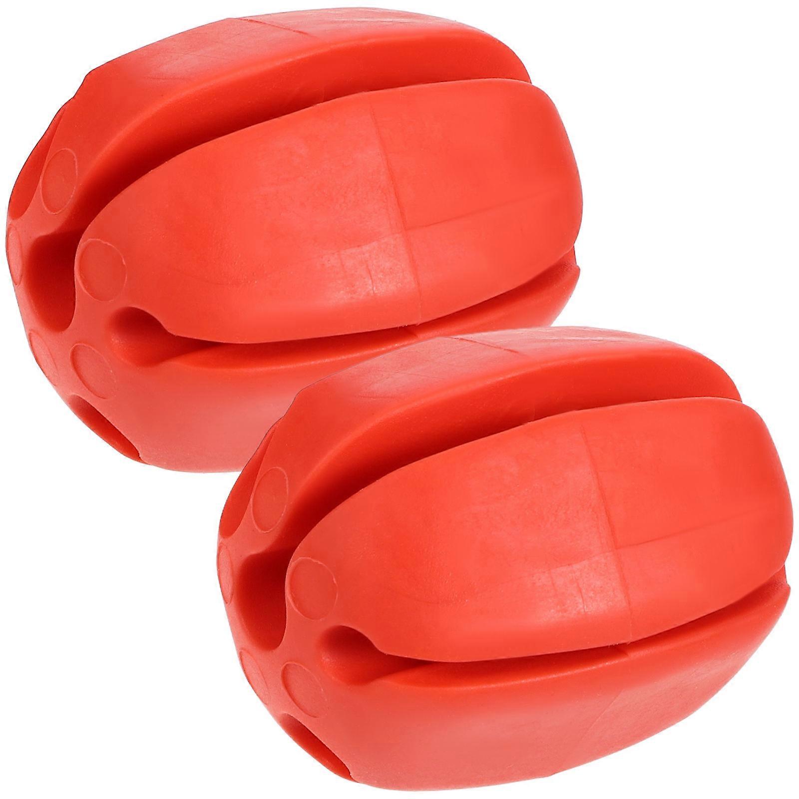 Rod Protection Fishing Rod Holder Fishing Enthusiasts Compact Design Rubber Material 2Pcs