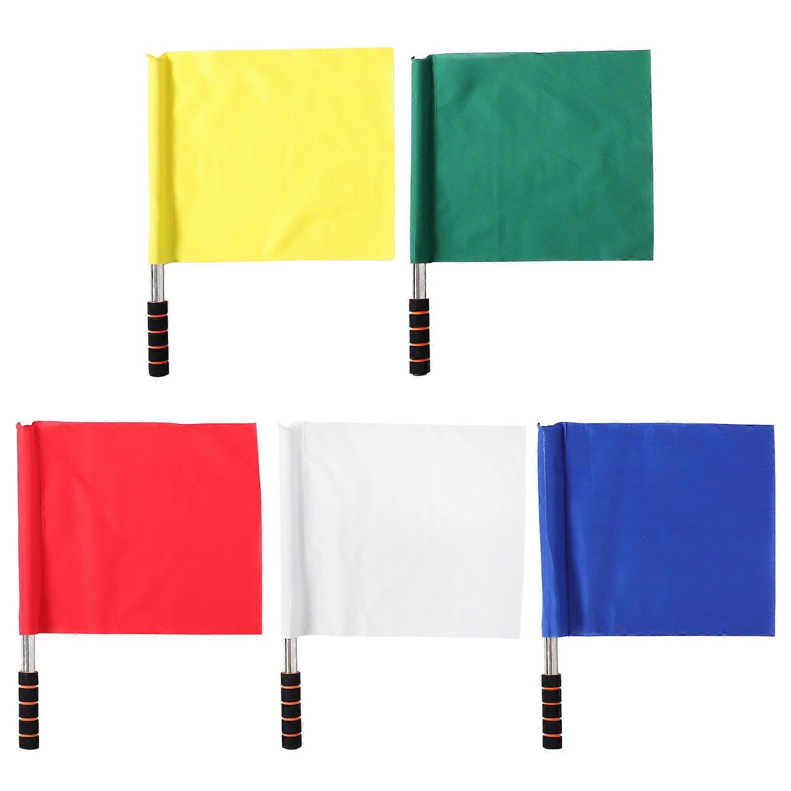 Signal Flags Hand Signal Flag Athletic Competitions Polyester Pongee 5Pcs