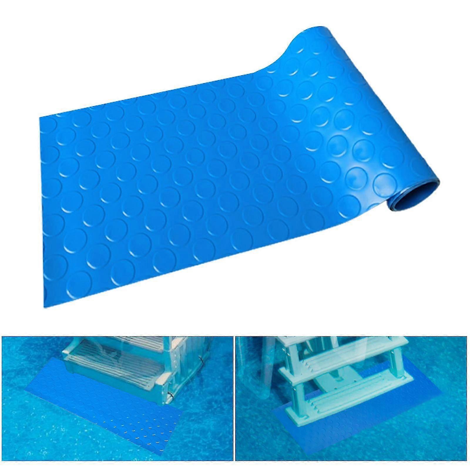 Swimming Pool Ladder Mat-9*35.4in Non-slip Pool Step Pad-medium Swimming Pool Mat Safety Liner For Swimming Pool Liner And Stairs Protective