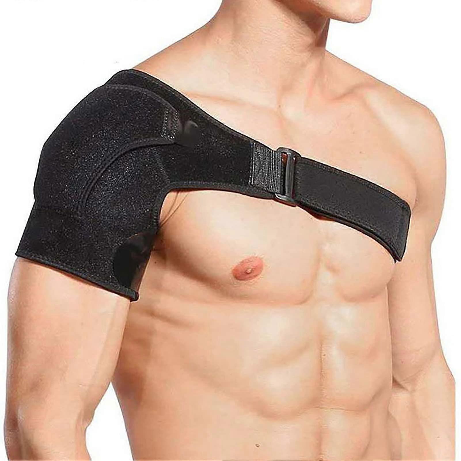 Breathable Neoprene Shoulder Brace, Compression Shoulder Support Sleeve, Soft Recovery Sleeve for Shoulder Protection.