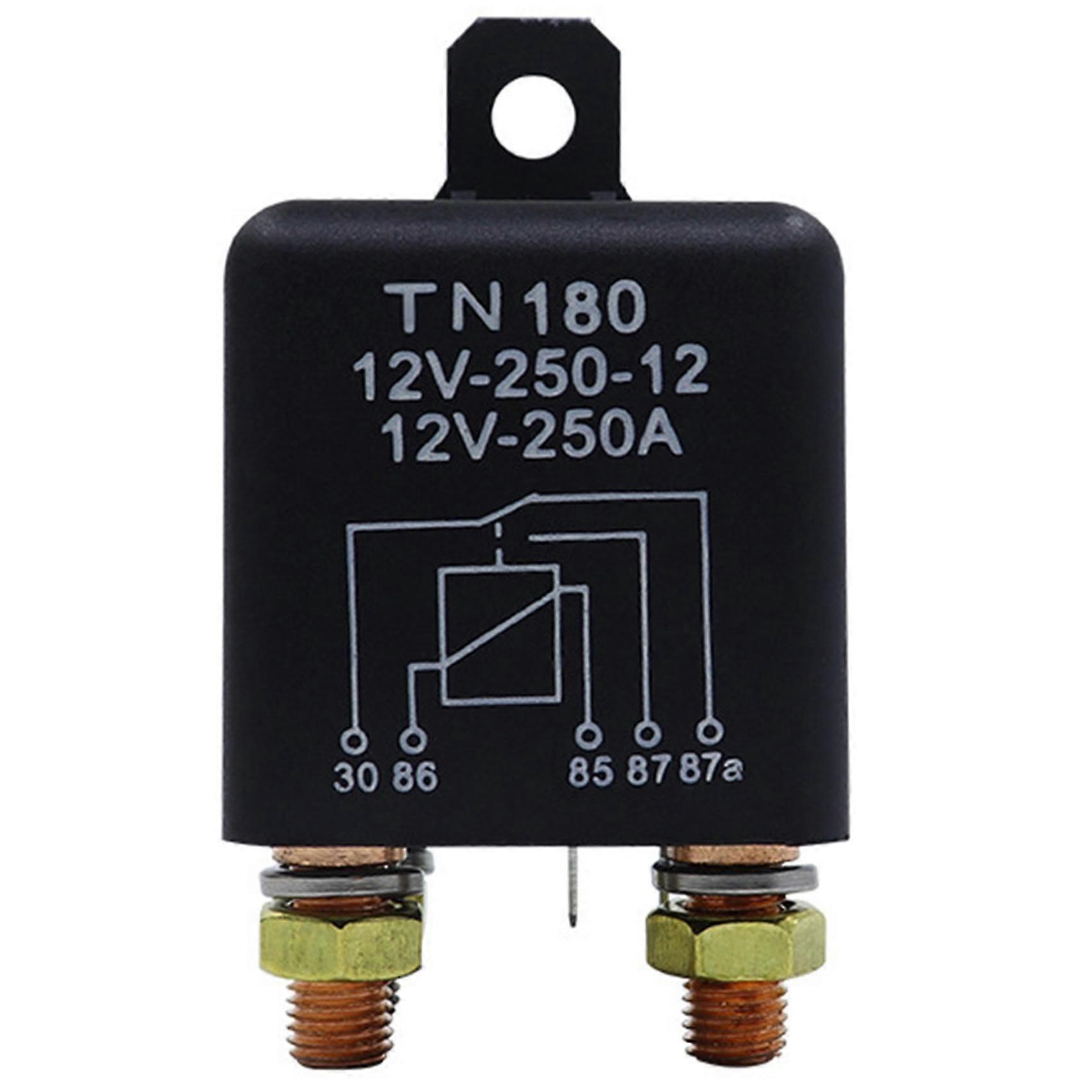 Car Relay 12V  250A Continuous Type High Power Motorcycle Battery Control Switch Terminal Automo